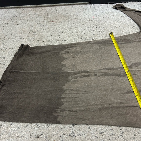 NU Denmark L Tan Cowl Neck Dress with Relaxed Fit- wool blend/collar angora/wool - Picture 10 of 13